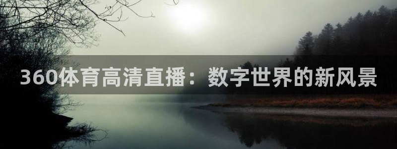 360体育高清直播：数字世界的新风景